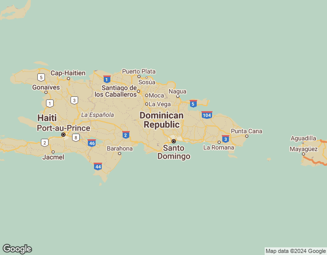 Map of Dominican Republic